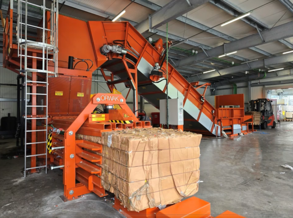 presse à balles horizontale industrielle agroalimentaire